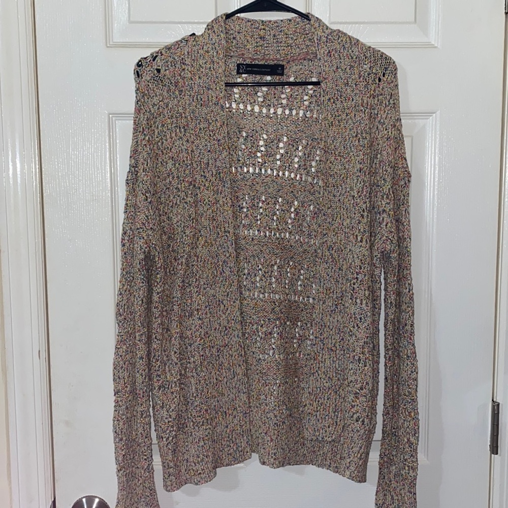 New York and Company rainbow cardigan